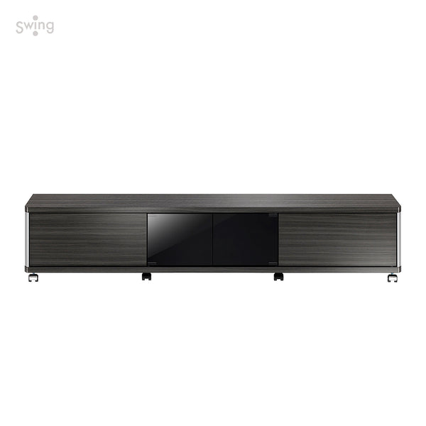 AS-GD1600L キャスター付きテレビ台 幅約160㎝ アッシュグレー ロータイプ